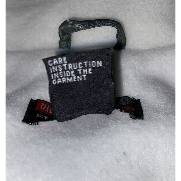 DIESEL SLEEVELESS JACKET VEST PUFFER ZIPPER TEAL WITH GREY TRIM SIZE L LARGE - Picture 5 of 16